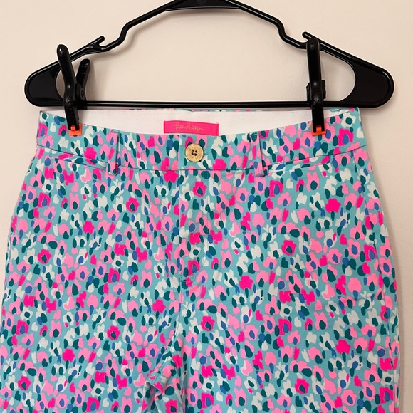 Lilly Pulitzer Multi-color Hottie Dottie Diva Stretch Pants - Size 6 - Picture 4 of 7